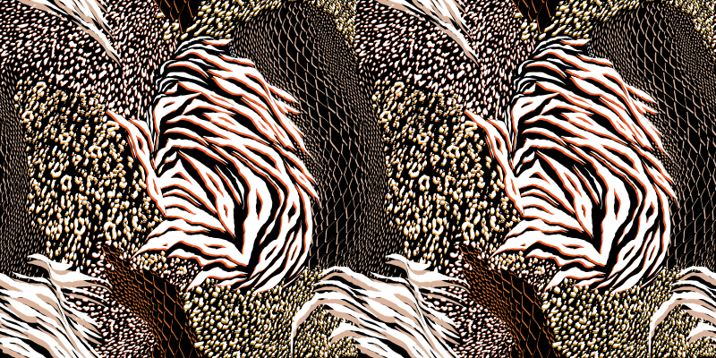 Slående zebramönster Vinylmatta djurtryck - Tenstickers