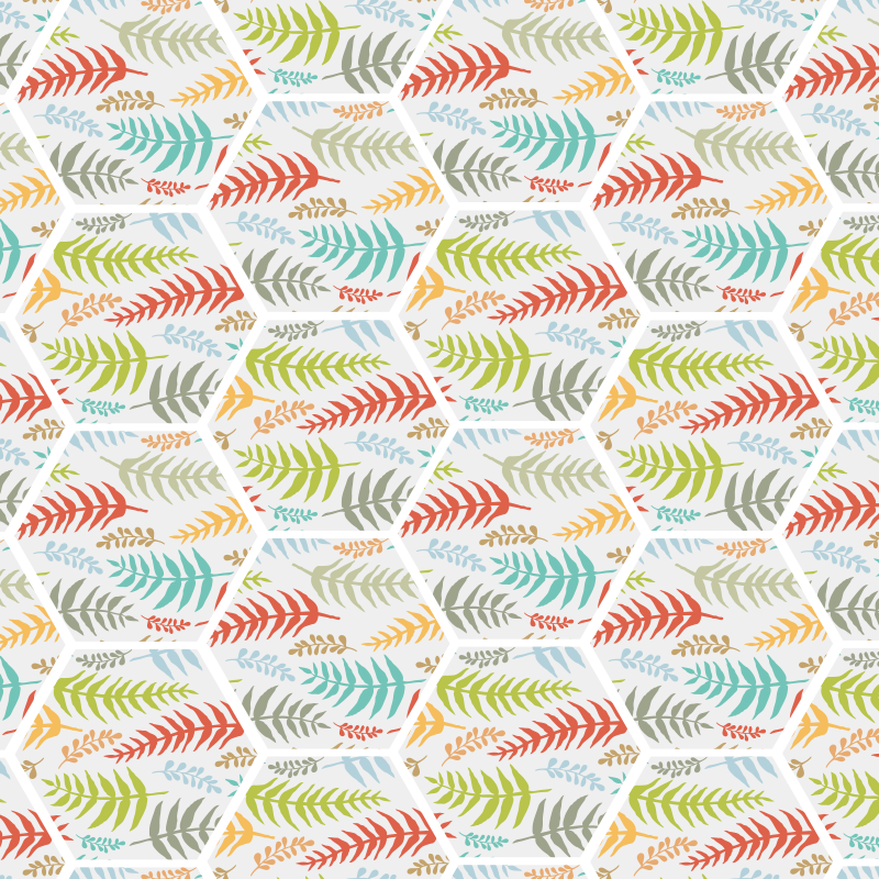 Kök växt kakel kök vinyl matta kakel - Tenstickers