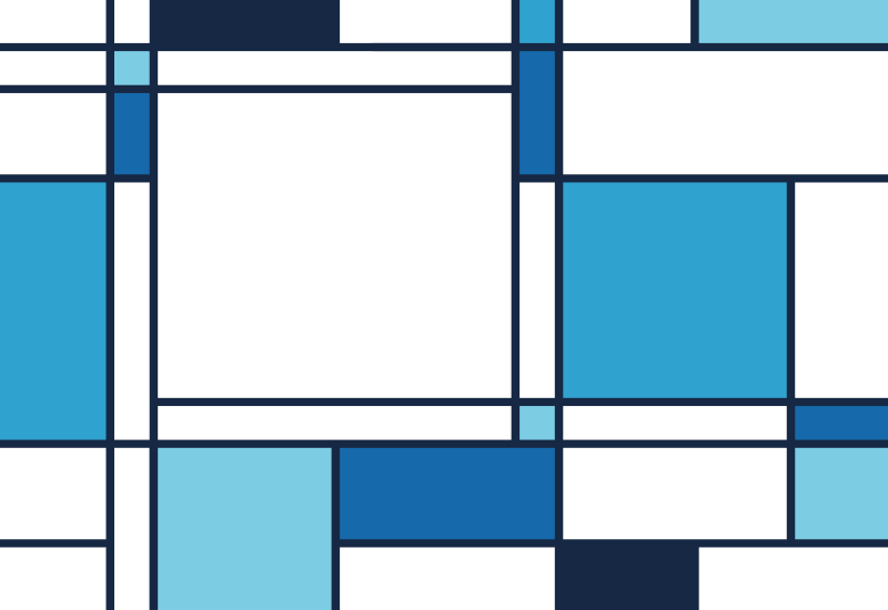 Nordisk stil blå rutor nordisk vinylmatta - Tenstickers