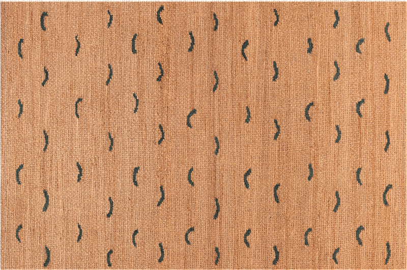 Jute beige imitation Vinylmatta djurtryck - Tenstickers
