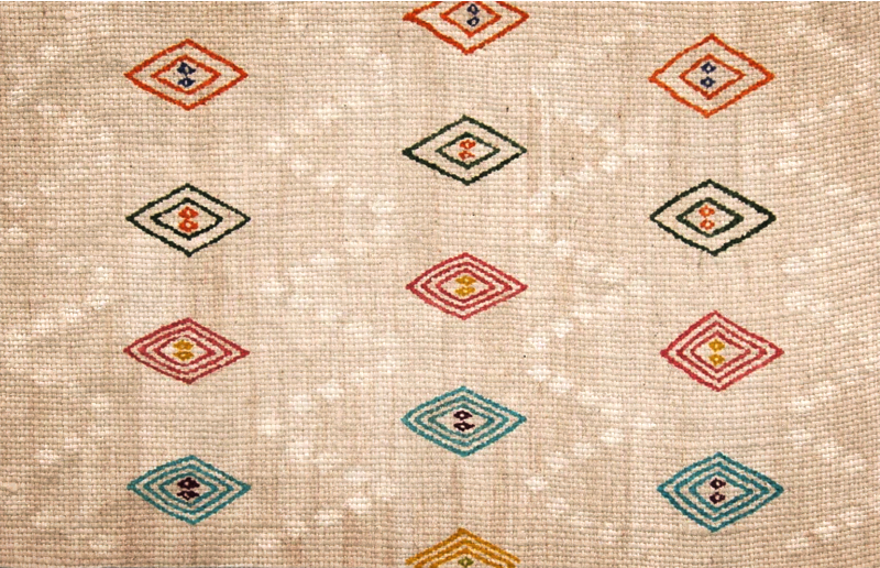 Livfullt diamantmotiv Vinylmatta kakeleffekt - Tenstickers