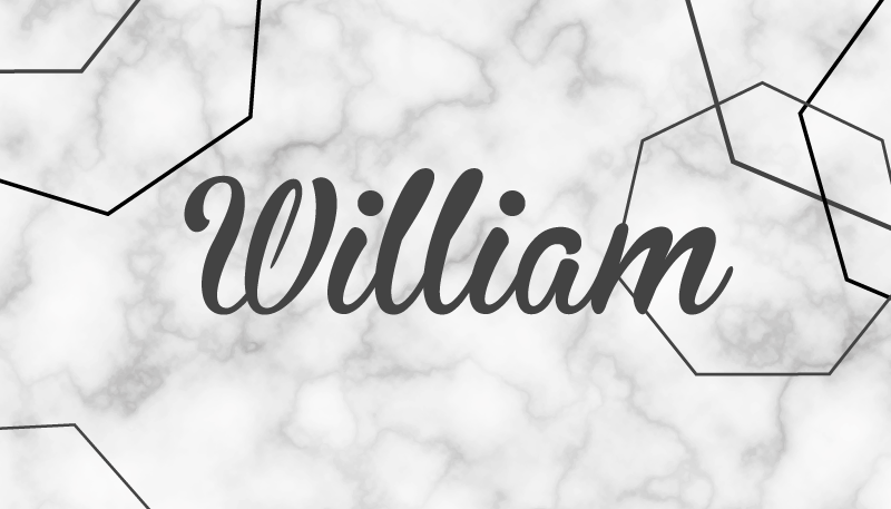 Marmormönster med namn vinylmatta sovrum - Tenstickers