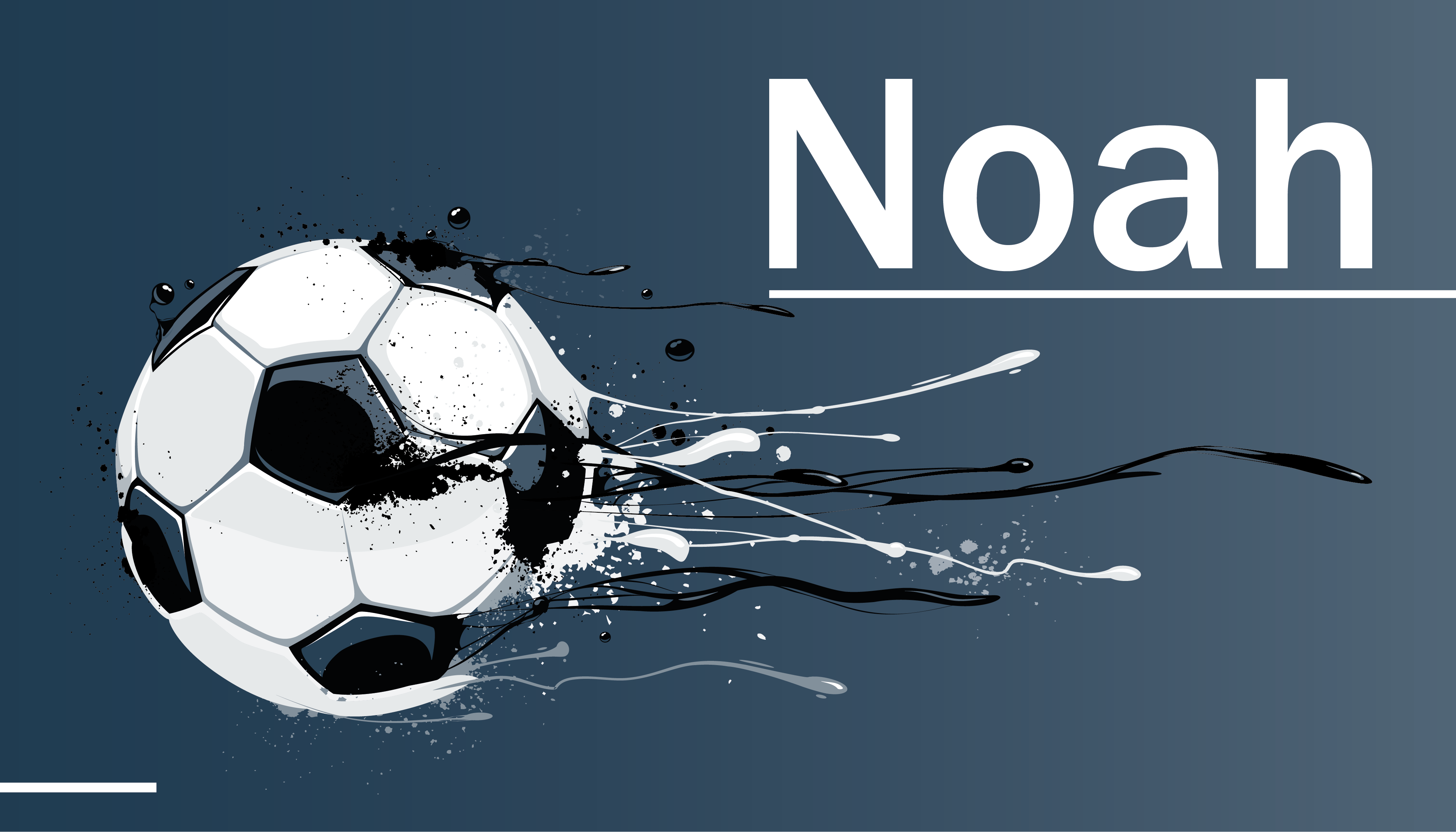 Coola barnanpassade fotbolls vinylmatta - Tenstickers