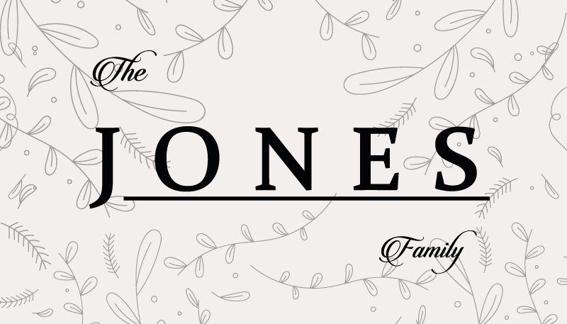 Dörrmatta familjnamn personlig matta - Tenstickers