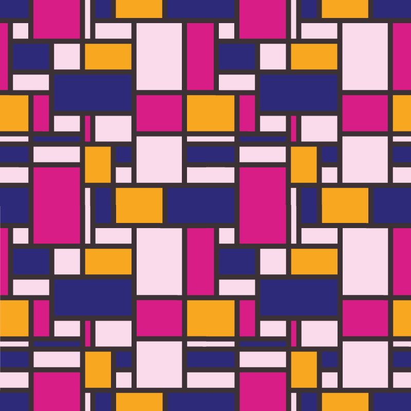 Nordisk färgglad fusionsmatta - Tenstickers