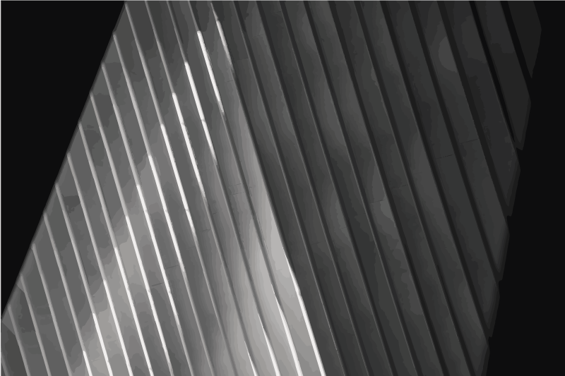 Snygg randig yta Vinylmatta träeffekt - Tenstickers