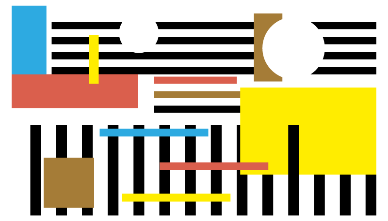 Färgglada nordiska geometriska mönster vinyl matta - Tenstickers