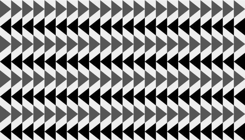 Grått triangulärt mönster Vinylmatta geometrisk - Tenstickers