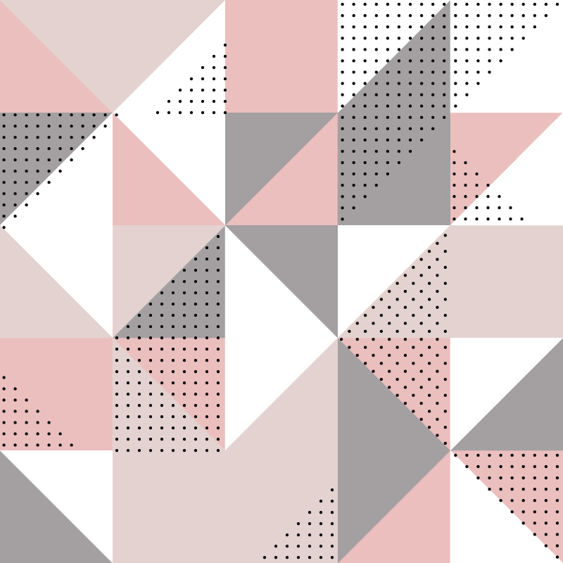 Triangulära färgsegment Vinylmatta geometrisk - Tenstickers
