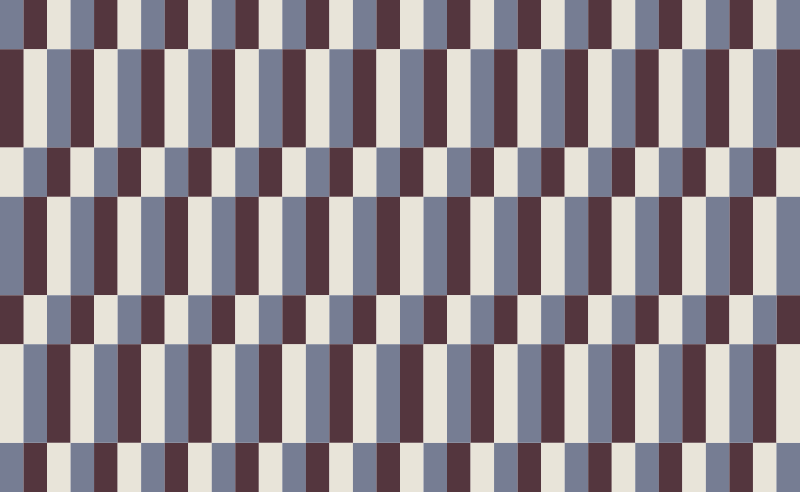 Färgblock Vinlymatta randiga - Tenstickers