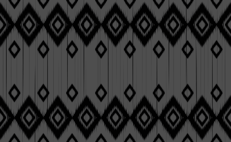 Svart diamantdesign Vinylmatta Kök - Tenstickers