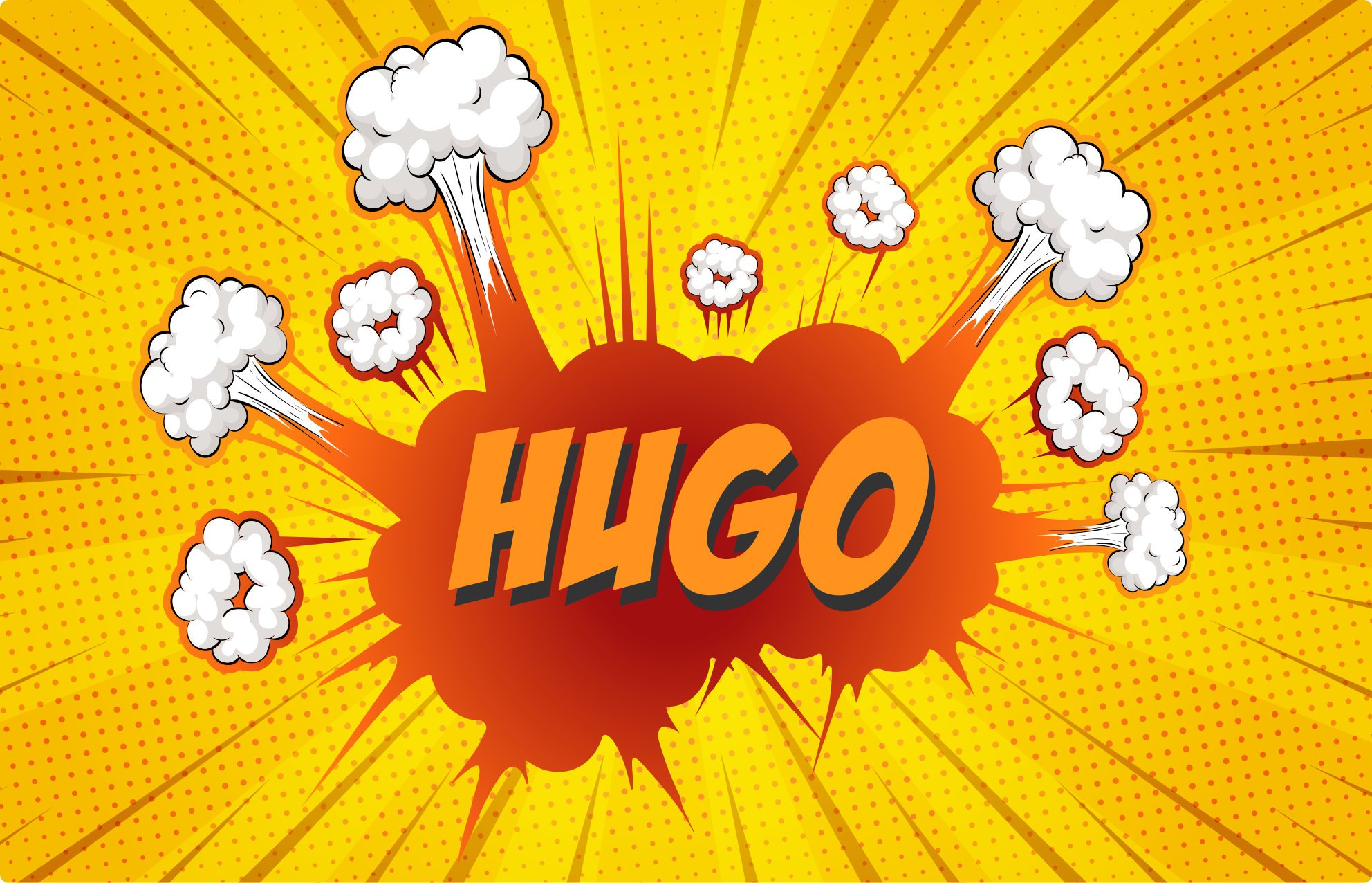 Vinylmatta namn med serietidningsexplosion - Tenstickers