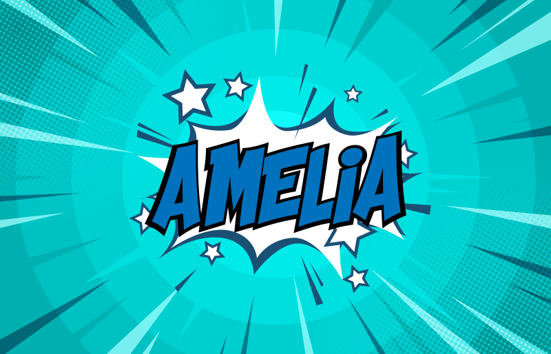 Namn på serietidningsstil Vinylmatta Ungdom - Tenstickers