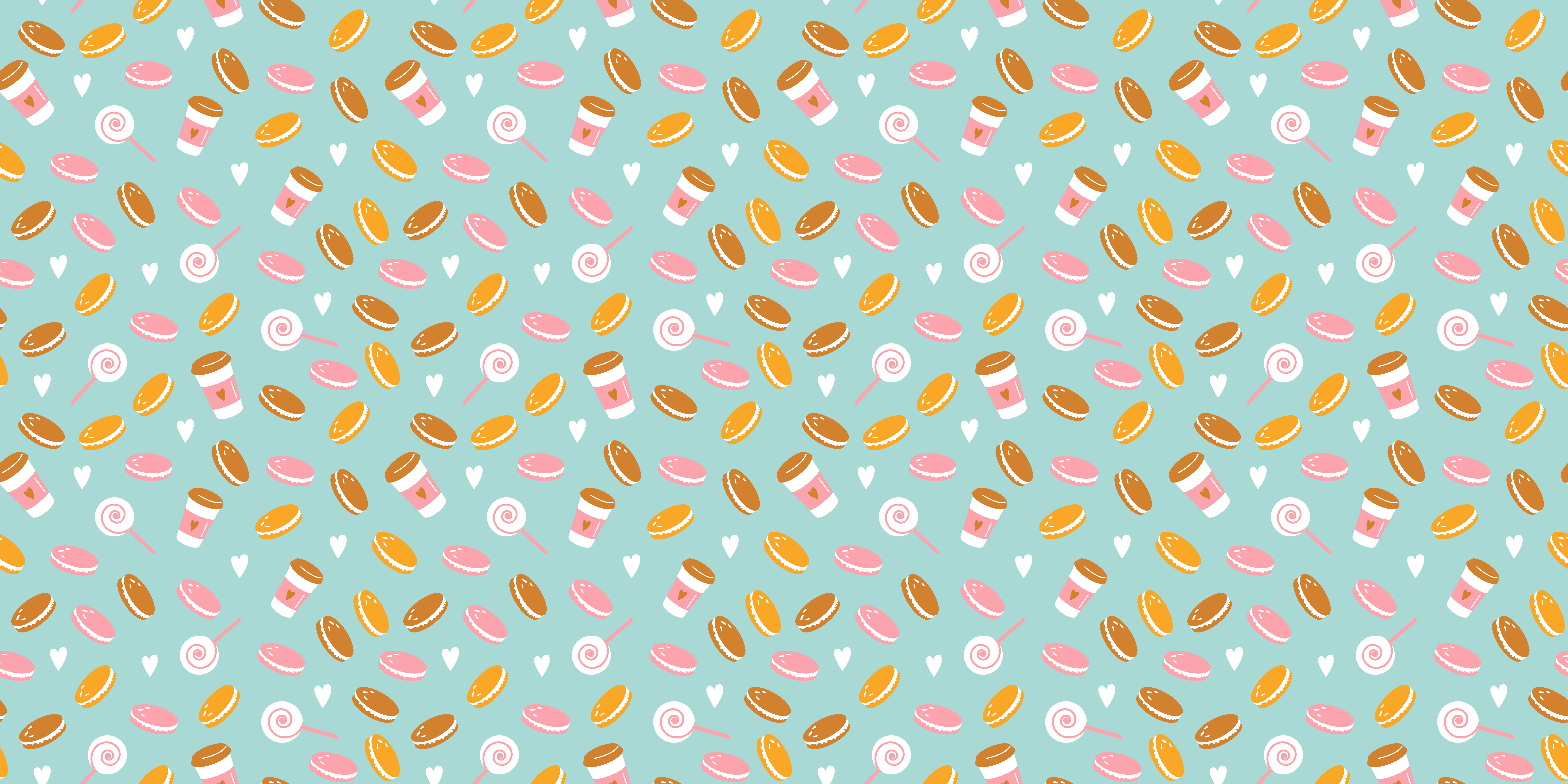 Läckra läckerheter samling Andra Vinylmattor - Tenstickers