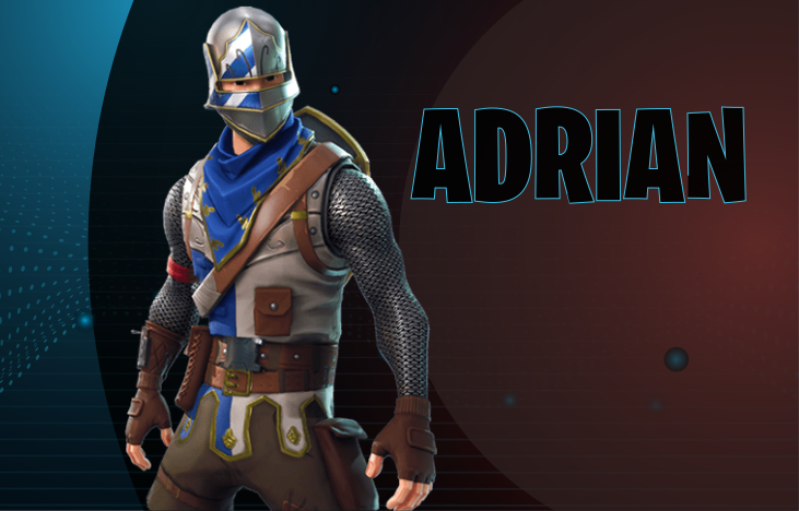 Heroisk spelkaraktär Vinylmatta Ungdom - Tenstickers