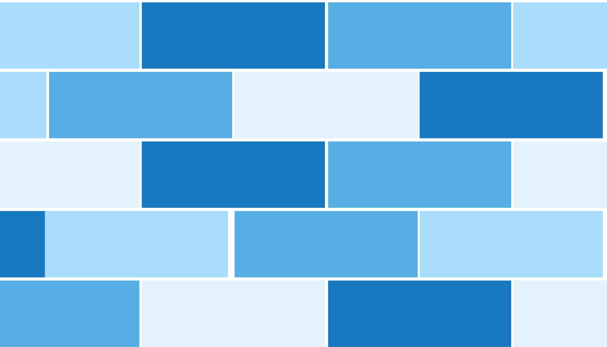 Blått tegelmönster Vinylmatta kakeleffekt - Tenstickers