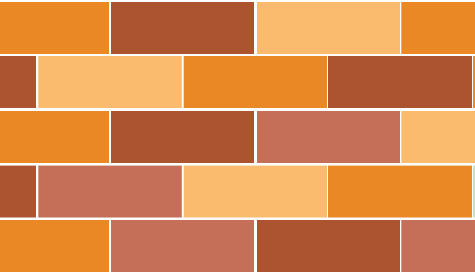 Färgglad tegellayout Vinylmatta badrum - Tenstickers