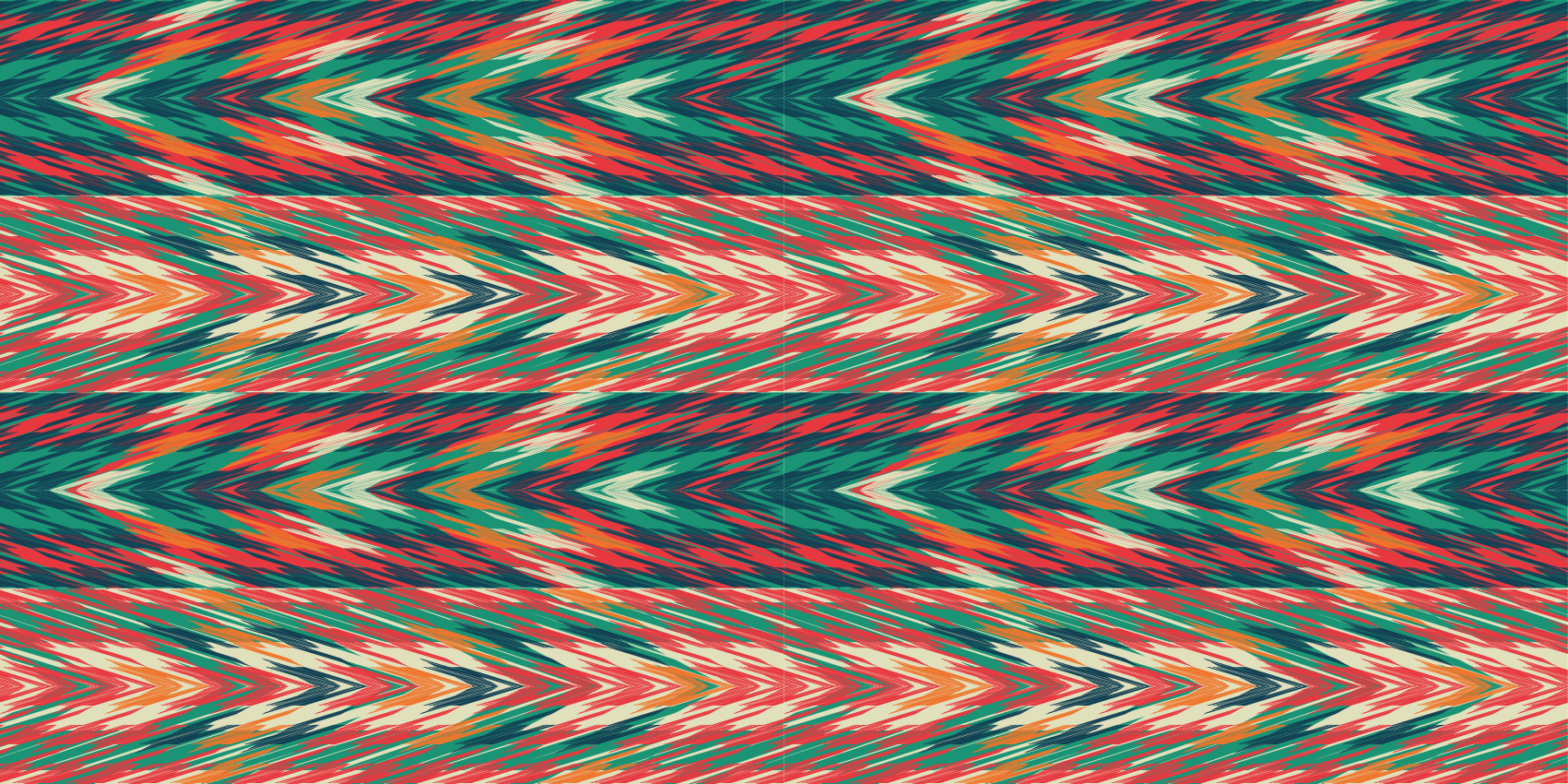 Dynamiska färgvågor Vinlymatta randiga - Tenstickers