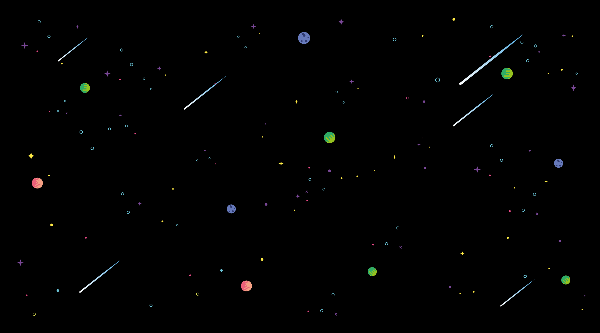 Kosmisk stjärnhimmel Vinylmatta Stjärnor - Tenstickers