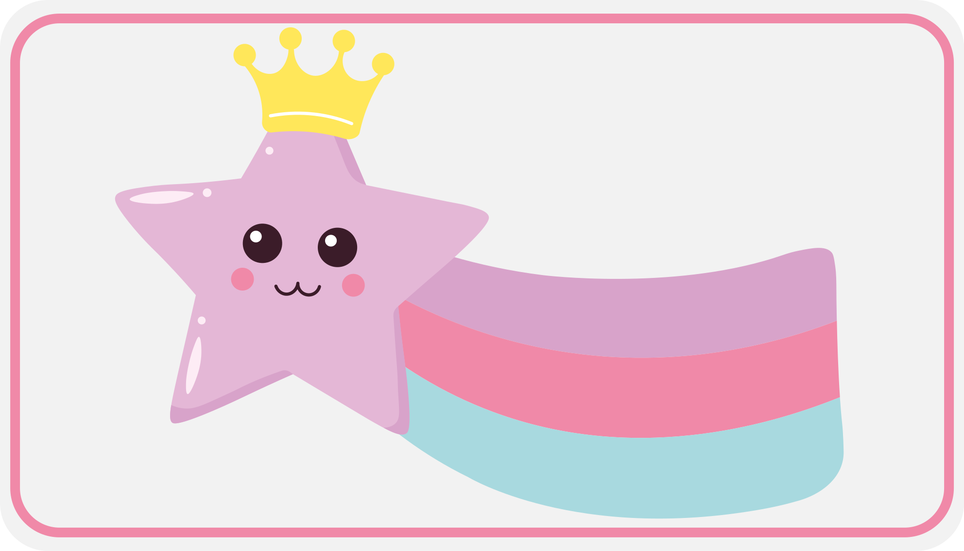 Söt girly star design stjärna vinylmatta - Tenstickers