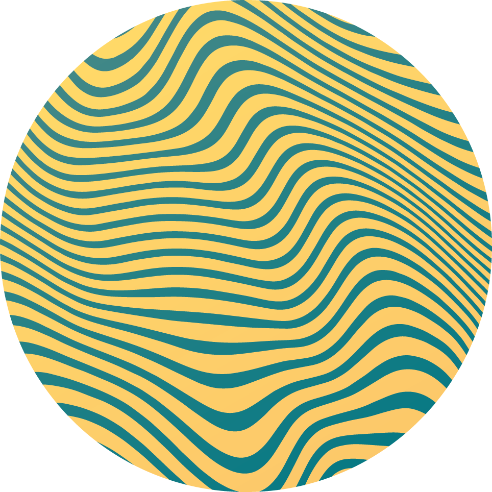 Kurvig linjekoncept Vinlymatta randiga - Tenstickers