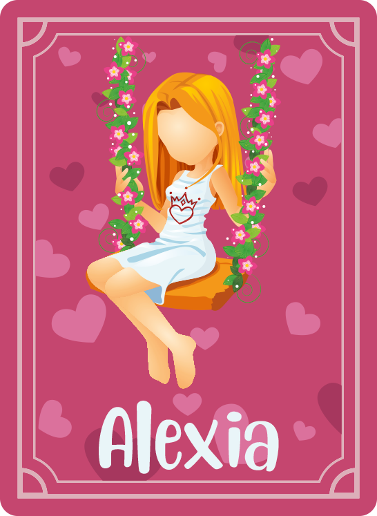 Gräsgunga med namn Vinylmatta Ungdom - Tenstickers