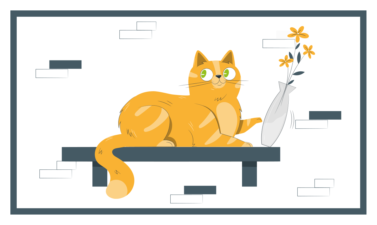 Gul katt med gröna ögon vardagsrumsmatta - Tenstickers