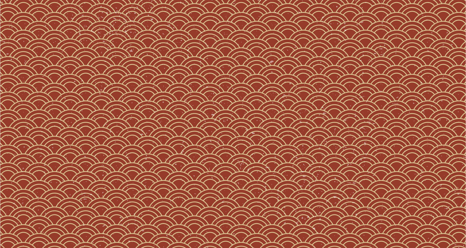 Japansk våg i vardagsrumsmatta i vintagestil - Tenstickers