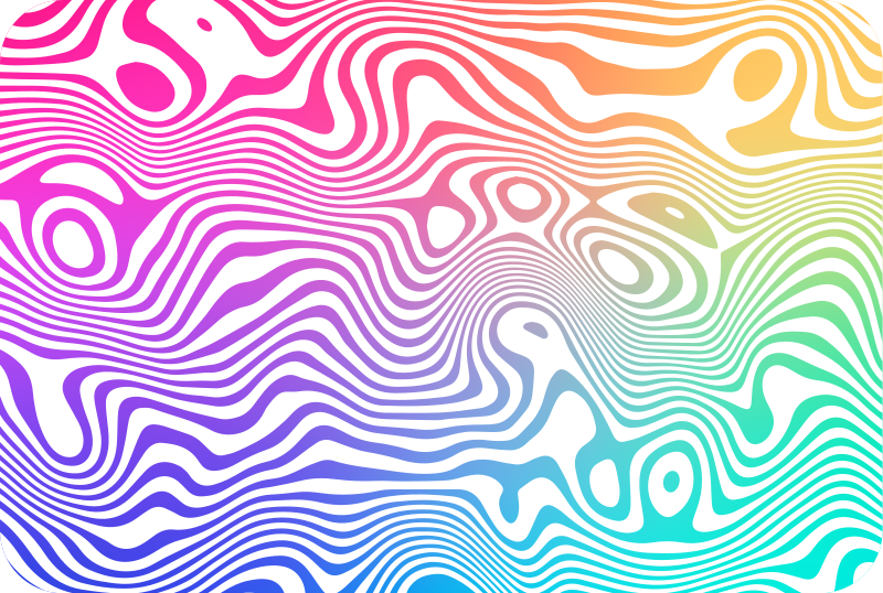 Livliga vågelement Vinlymatta randiga - Tenstickers