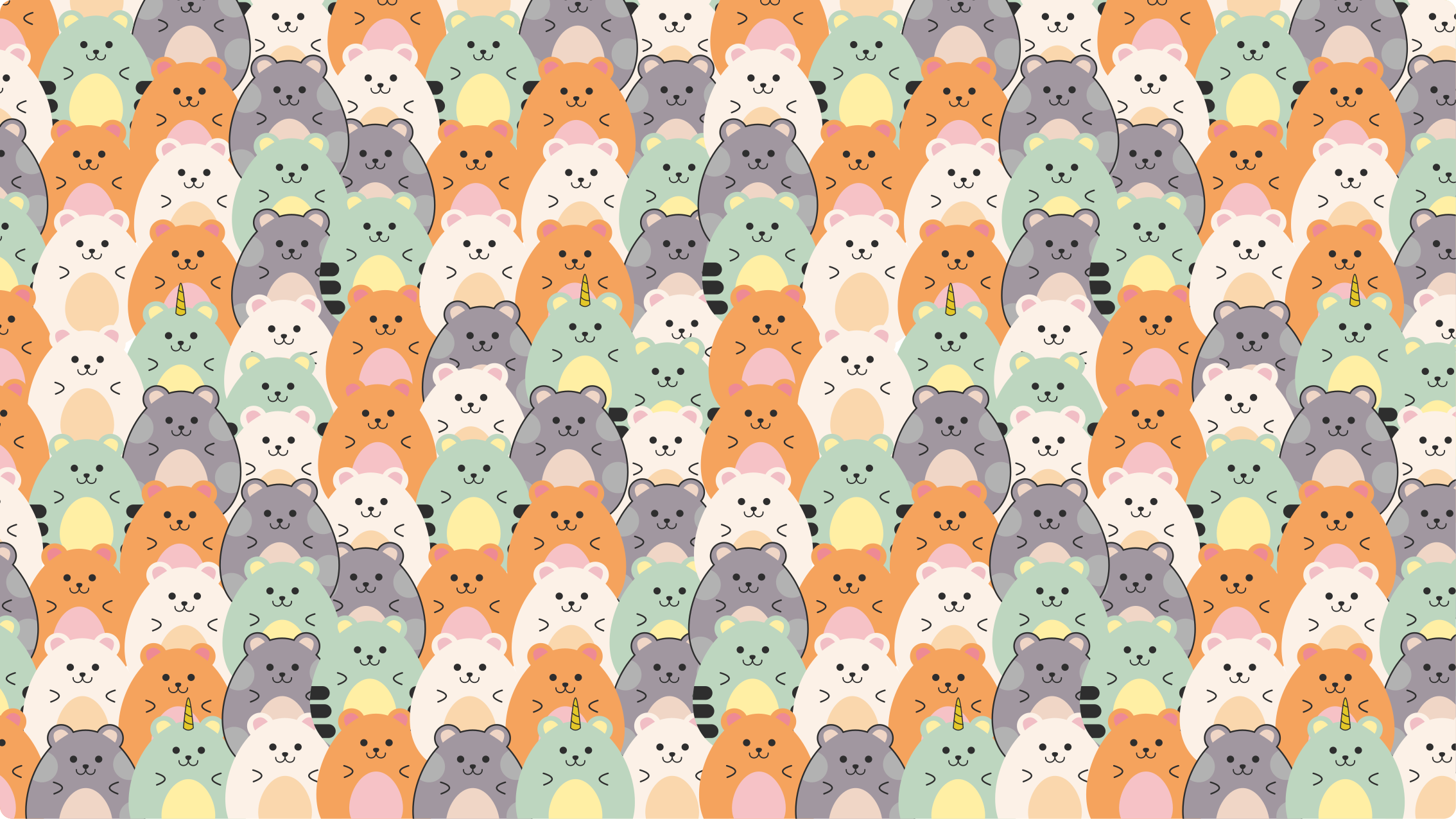 Bedårande djuruttryck Vinylmatta foajé - Tenstickers