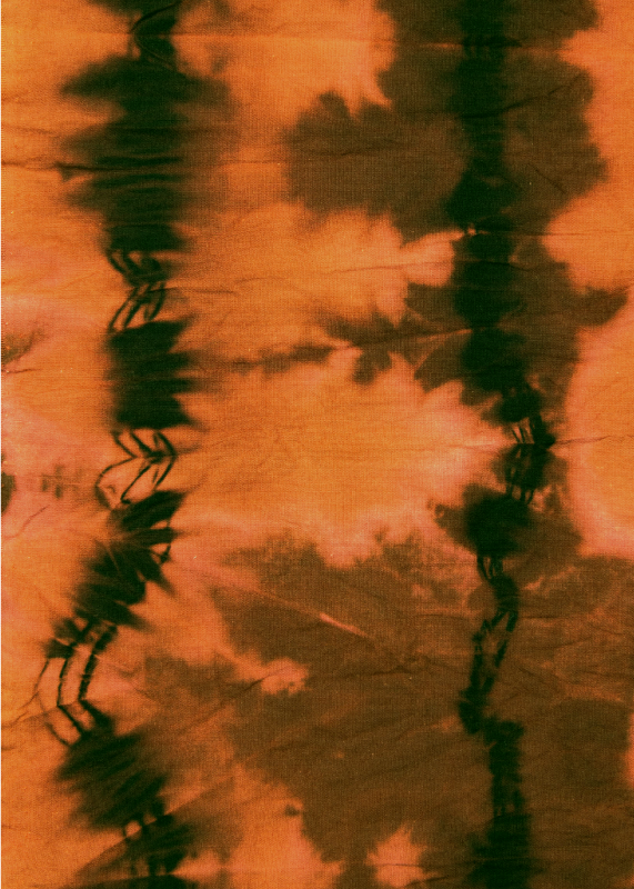 Färgglad tie-dye vinylmatta - Tenstickers