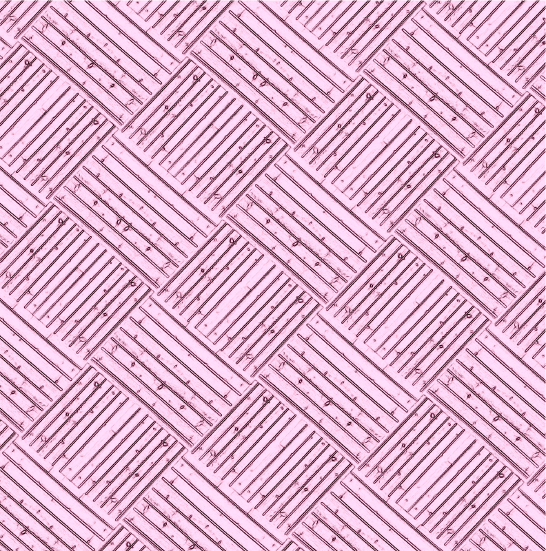 Rosa textur diagonalt trä effekt vinyl matta - Tenstickers