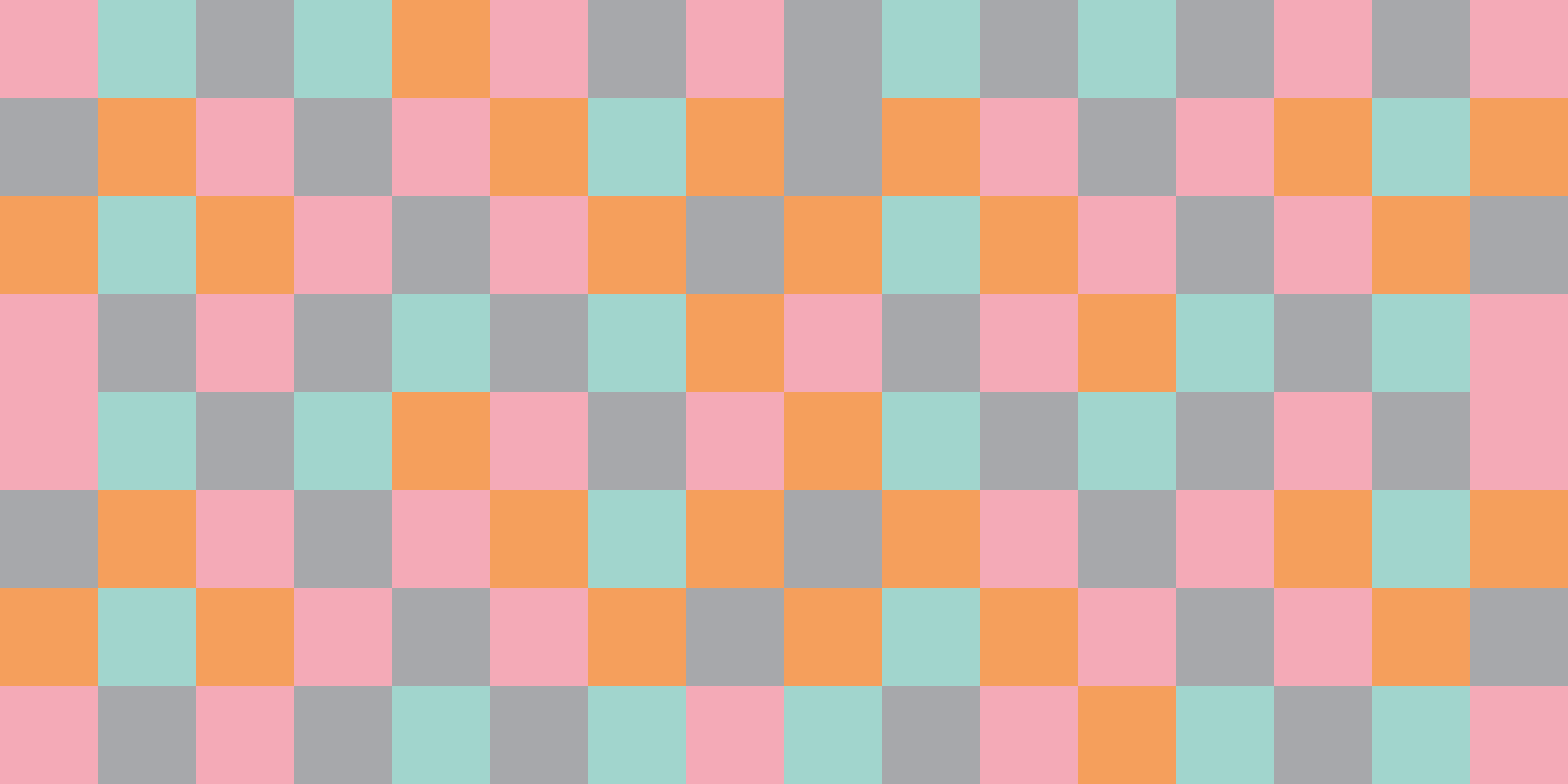 Färgglatt schackbräde Vinylmatta geometrisk - Tenstickers