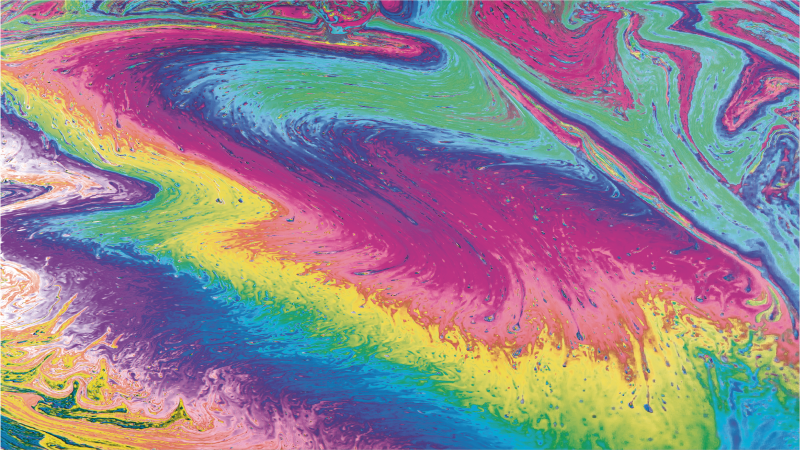 Marmor regnbåge konsistens matta - Tenstickers