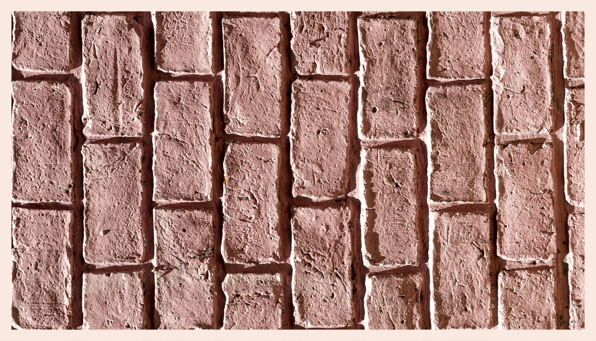 Rustikt tegelmönster Vinylmatta steneffekt - Tenstickers