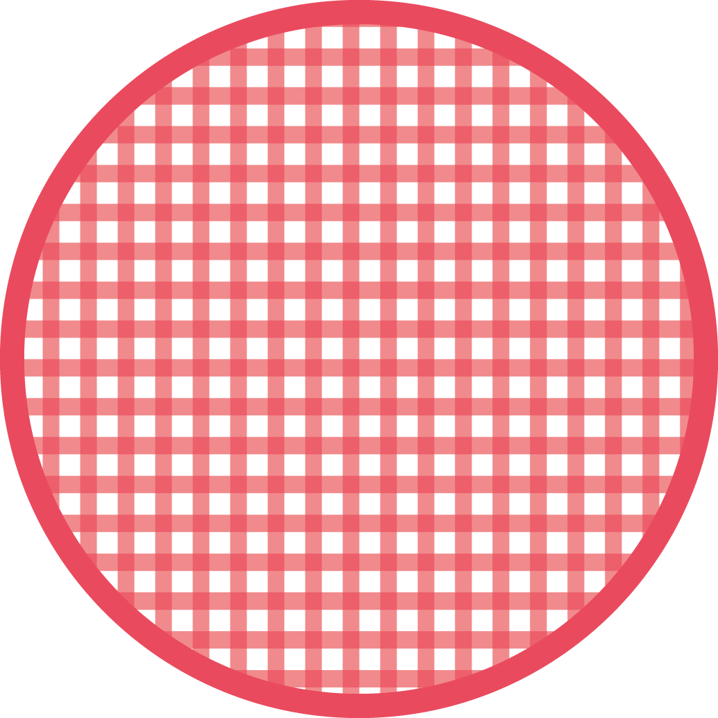 Röd rutig dekoration köksgolvplattor - Tenstickers