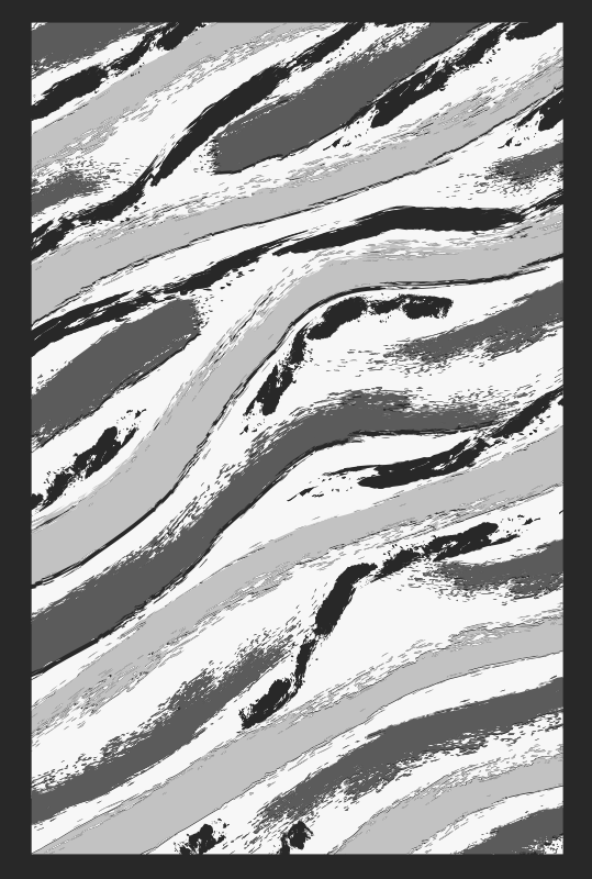 Mörkgrå och vit design nordisk vinylmatta - Tenstickers