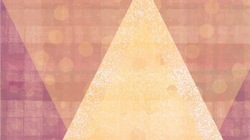 Triangulärt färgschema Vinylmatta geometrisk - Tenstickers