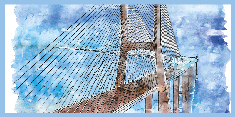 Broillustration Vinylmatta Vardagsrum - Tenstickers