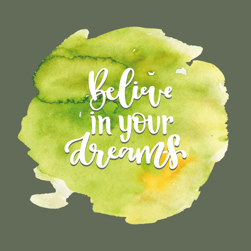 Tillit till ambitioner Vinylmattor med fraser - Tenstickers