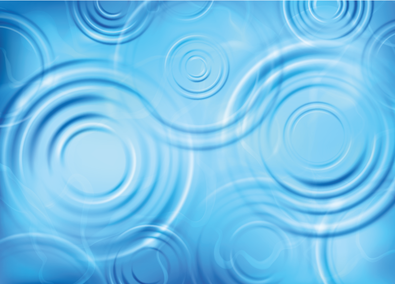 Vatten krusningar effekt Vinylmatta textur - Tenstickers