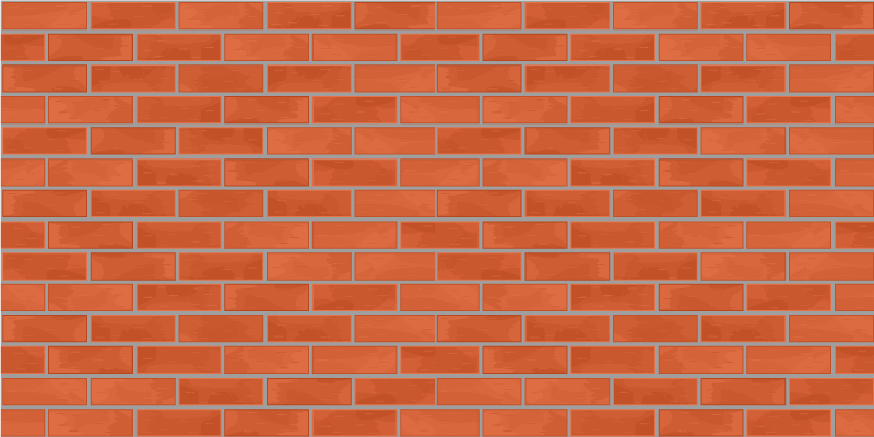 Matta för textur för rött tegelstenmönster - Tenstickers