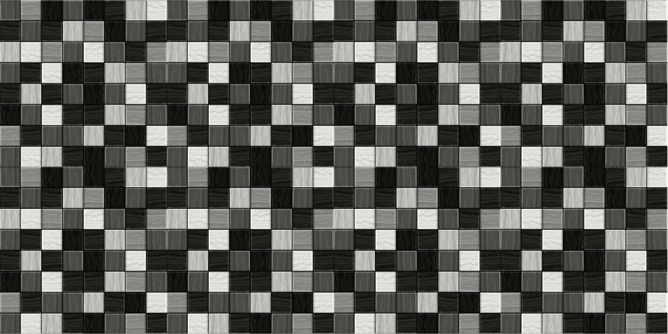 Grå nyansrutor Vinylmatta badrum - Tenstickers