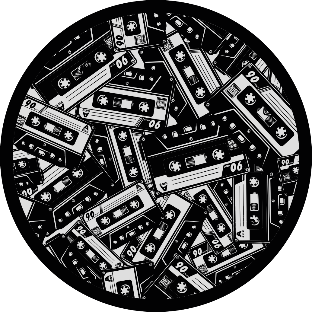 Andra vinylmattor kassettdäckskoncept - Tenstickers