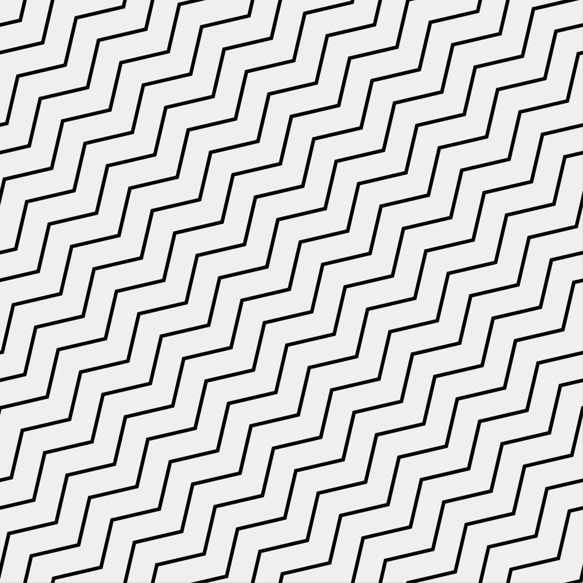Vinylmatta geometrisk zigzag trend - Tenstickers