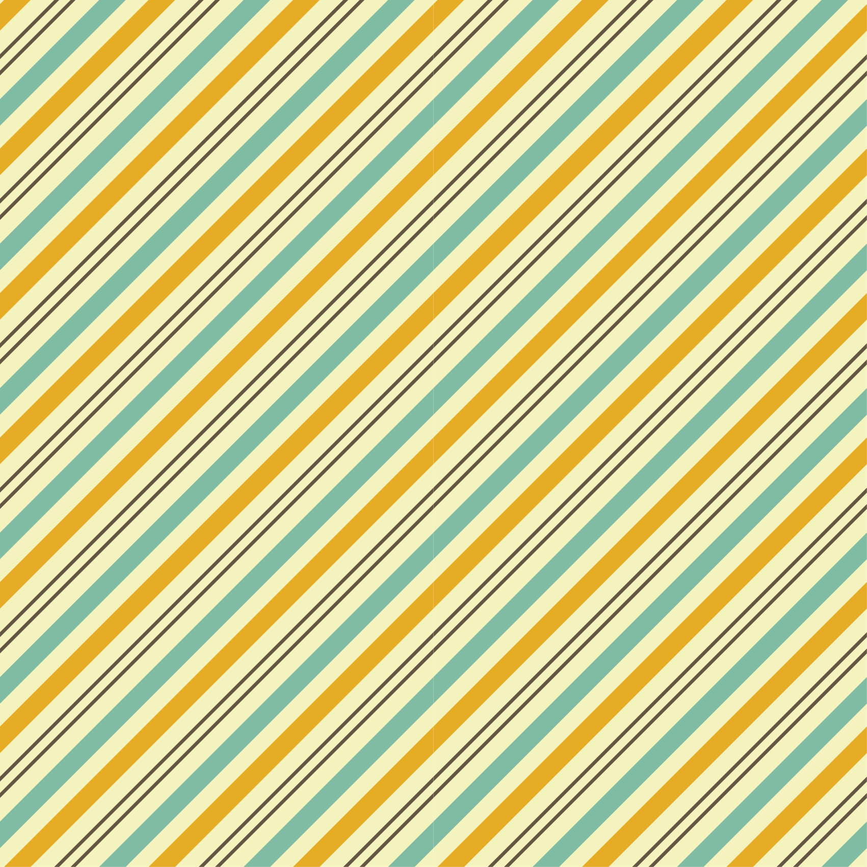 Vintage diagonalt mönster fyrkantig vinylmatta - Tenstickers