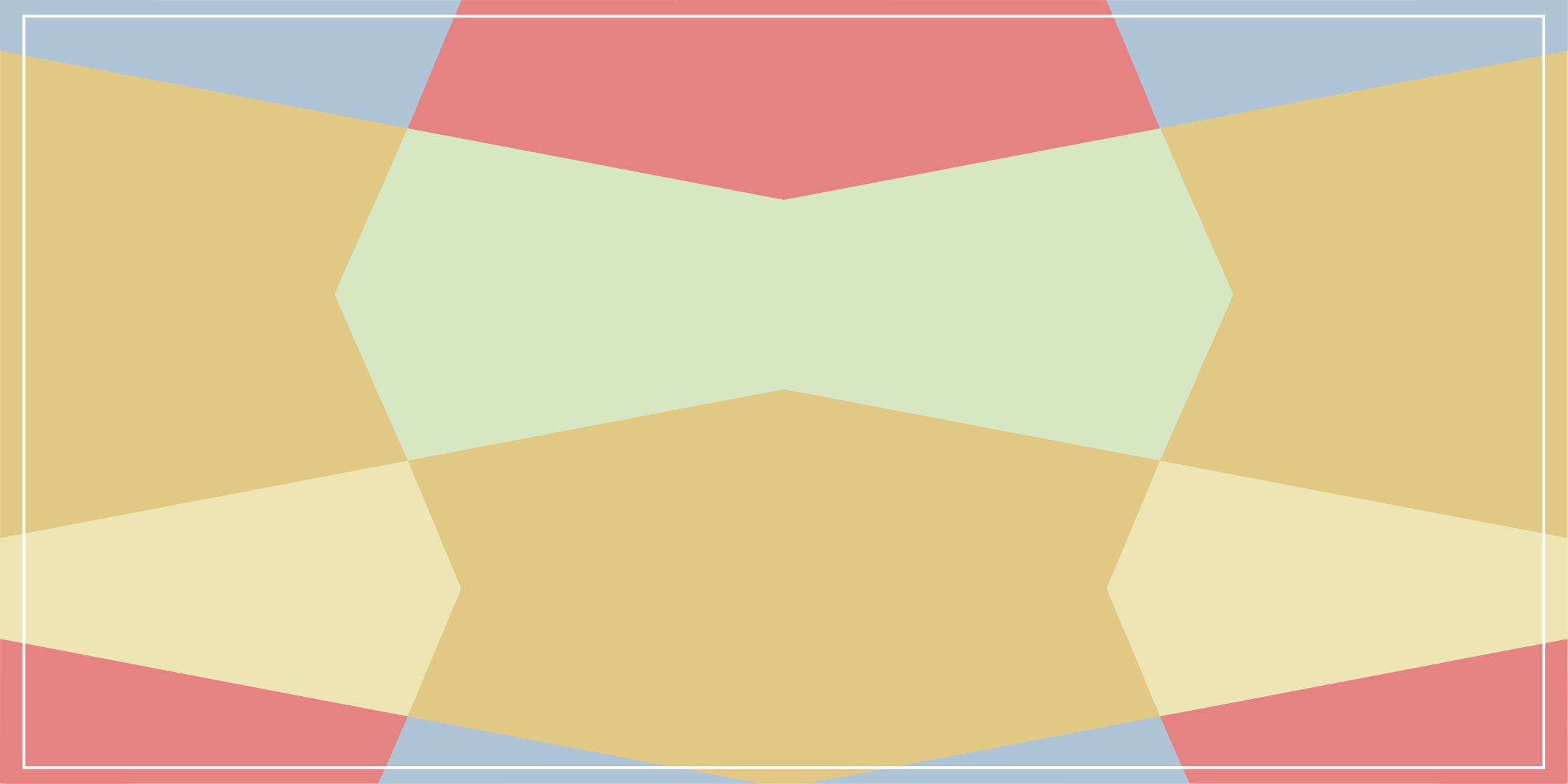 Färgglada polygonala former Vinylmatta geometrisk - Tenstickers