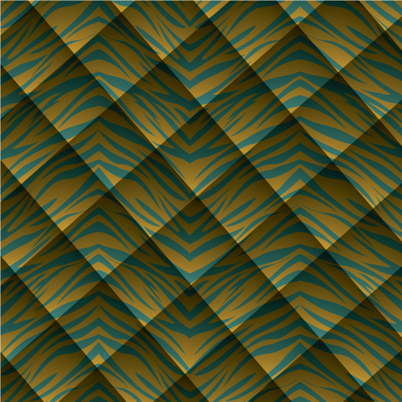 Vinylmatta djurtryck zebra mönster fusion - Tenstickers