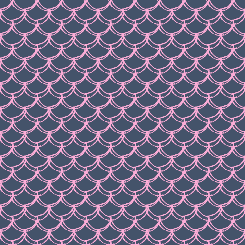 Vågkoncept Vinylmatta geometrisk - Tenstickers