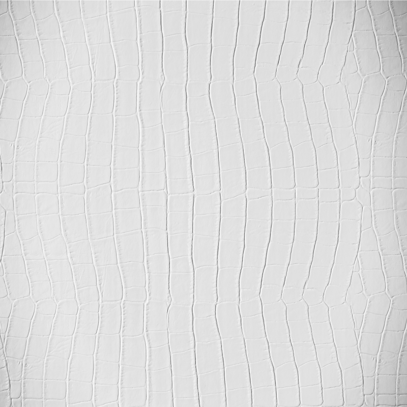 Vinylmatta textur vit krokodilskinn - Tenstickers